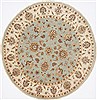 Chobi Beige Round Hand Knotted 78 X 80  Area Rug 250-26399 Thumb 0