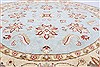 Chobi Beige Round Hand Knotted 76 X 76  Area Rug 250-26400 Thumb 2