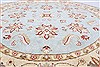 Chobi Beige Round Hand Knotted 76 X 76 Area Rug 250-26400 Thumb 2