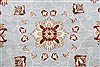 Chobi Beige Round Hand Knotted 76 X 76 Area Rug 250-26400 Thumb 4