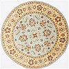 Chobi Beige Round Hand Knotted 76 X 76  Area Rug 250-26400 Thumb 0