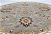 Chobi Beige Round Hand Knotted 80 X 80  Area Rug 250-26401 Thumb 2