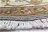 Chobi Beige Round Hand Knotted 80 X 80  Area Rug 250-26401 Thumb 5
