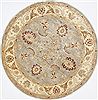 Chobi Beige Round Hand Knotted 80 X 80  Area Rug 250-26401 Thumb 0