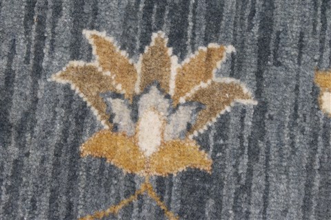 Chobi Beige Round Hand Knotted 80 X 81 Area Rug 250-26402 Image 7