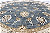 Chobi Beige Round Hand Knotted 80 X 81  Area Rug 250-26402 Thumb 2