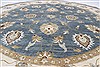 Chobi Beige Round Hand Knotted 80 X 81 Area Rug 250-26402 Thumb 2