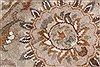 Tabriz Beige Round Hand Knotted 80 X 81 Area Rug 250-26403 Thumb 10