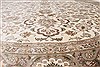 Tabriz Beige Round Hand Knotted 80 X 81  Area Rug 250-26403 Thumb 3