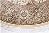Tabriz Beige Round Hand Knotted 80 X 81 Area Rug 250-26403 Thumb 4