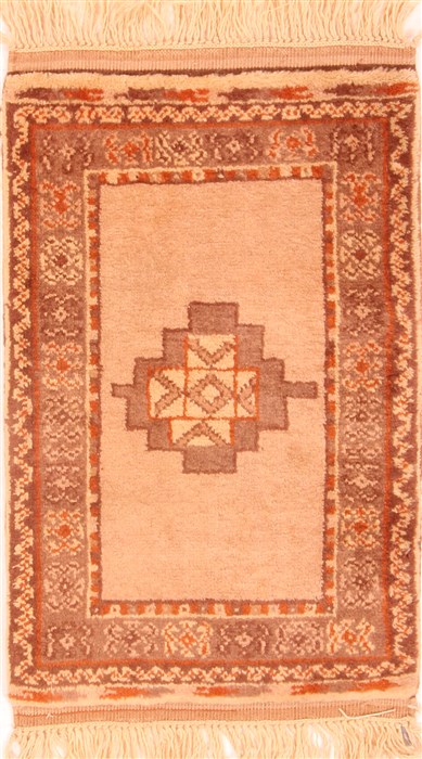 Gabbeh Beige Hand Knotted 15 X 21  Area Rug 253-26406 Image 0