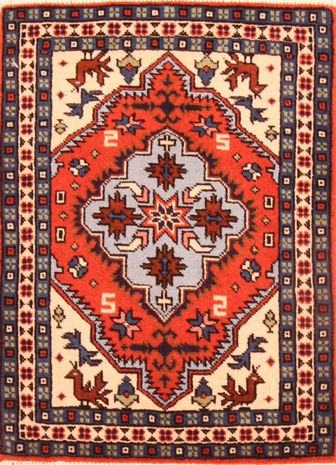 Tabriz Red Square Hand Knotted 16 X 20  Area Rug 253-26411 Image 0
