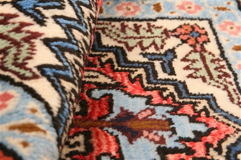 Tabriz Multicolor Hand Knotted 13 X 111 Area Rug 253-26412 Image 3