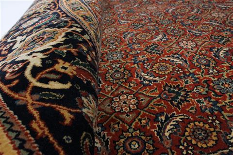 Herati Brown Round Hand Knotted 80 X 80 Area Rug 250-26433 Image 10