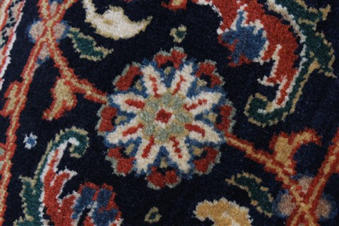 Herati Brown Round Hand Knotted 80 X 80 Area Rug 250-26433 Image 9
