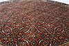 Herati Brown Round Hand Knotted 80 X 80  Area Rug 250-26433 Thumb 1