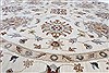 Chobi Beige Round Hand Knotted 80 X 82  Area Rug 250-26434 Thumb 3