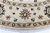 Chobi Beige Round Hand Knotted 80 X 82 Area Rug 250-26434 Thumb 4