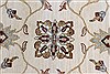 Chobi Beige Round Hand Knotted 80 X 82  Area Rug 250-26434 Thumb 5