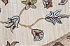 Chobi Beige Round Hand Knotted 80 X 82 Area Rug 250-26434 Thumb 7