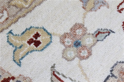 Chobi Blue Round Hand Knotted 81 X 81 Area Rug 250-26436 Image 9