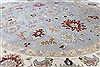 Chobi Blue Round Hand Knotted 81 X 81 Area Rug 250-26436 Thumb 2