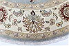 Chobi Blue Round Hand Knotted 81 X 81 Area Rug 250-26436 Thumb 3