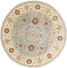 Chobi Blue Round Hand Knotted 81 X 81  Area Rug 250-26436 Thumb 0
