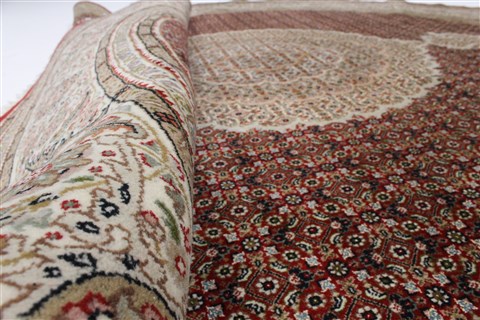 Mahi Blue Round Hand Knotted 83 X 83 Area Rug 250-26439 Image 1