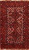 Shiraz Red Hand Knotted 29 X 44  Area Rug 253-26440 Thumb 0