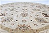 Chobi Beige Round Hand Knotted 80 X 81  Area Rug 250-26441 Thumb 2