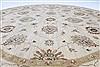 Chobi Beige Round Hand Knotted 80 X 81 Area Rug 250-26441 Thumb 2