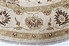 Chobi Beige Round Hand Knotted 80 X 81  Area Rug 250-26441 Thumb 3