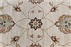 Chobi Beige Round Hand Knotted 80 X 81  Area Rug 250-26441 Thumb 4