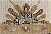 Chobi Beige Round Hand Knotted 80 X 81 Area Rug 250-26441 Thumb 6