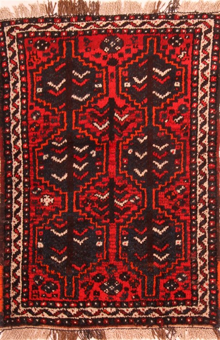 Shiraz Red Hand Knotted 32 X 44  Area Rug 253-26443 Image 0