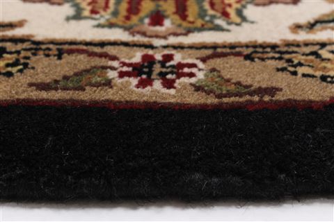 Jaipur Black Round Hand Knotted 79 X 711 Area Rug 250-26444 Image 6
