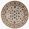 Kashmar Beige Round Hand Knotted 77 X 77  Area Rug 250-26448 Thumb 0