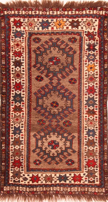 Yalameh Brown Hand Knotted 20 X 36  Area Rug 253-26450 Image 0