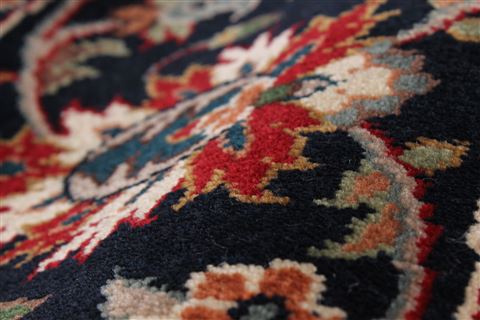 Kashmar Green Round Hand Knotted 82 X 82 Area Rug 250-26451 Image 10