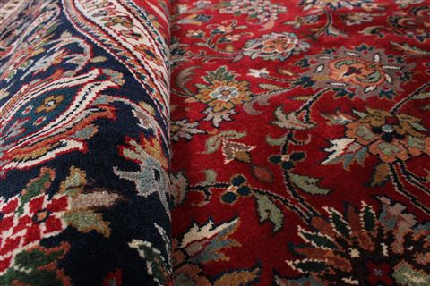 Kashmar Green Round Hand Knotted 82 X 82 Area Rug 250-26451 Image 1