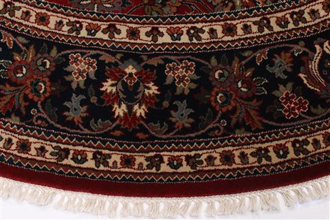 Kashmar Green Round Hand Knotted 82 X 82 Area Rug 250-26451 Image 4
