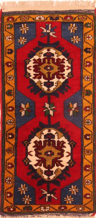 Yalameh Multicolor Hand Knotted 18 X 35  Area Rug 253-26453 Image 0
