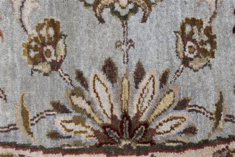 Kashmar Beige Round Hand Knotted 80 X 80 Area Rug 250-26455 Image 10