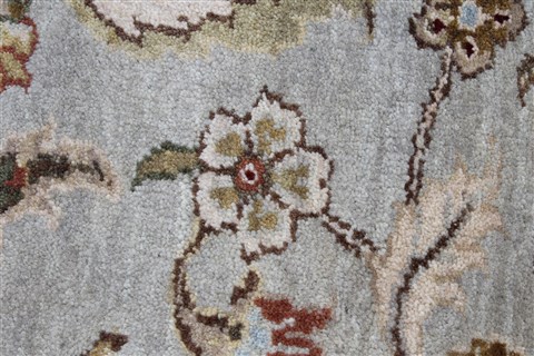 Kashmar Beige Round Hand Knotted 80 X 80 Area Rug 250-26455 Image 11