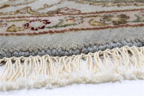 Kashmar Beige Round Hand Knotted 80 X 80 Area Rug 250-26455 Image 8