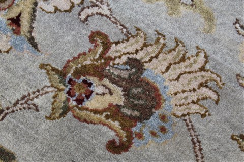 Kashmar Beige Round Hand Knotted 80 X 80 Area Rug 250-26455 Image 9