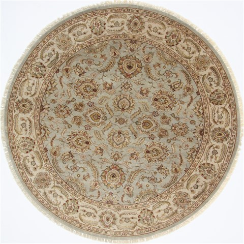 Kashmar Beige Round Hand Knotted 80 X 80 Area Rug 250-26455 Image 0