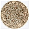 Kashmar Beige Round Hand Knotted 80 X 80  Area Rug 250-26455 Thumb 0