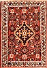 Hamedan Red Hand Knotted 20 X 29  Area Rug 253-26462 Thumb 0